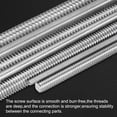 thumbnail image 4 of Uxcell Lot de 5 Tige Entièrement Filetée, M5x250mm Acier Inoxydable 304 Barre de Filetage à Droite Goujons Filetés Métriques, 4 of 7