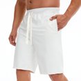 thumbnail image 4 of cllios Mens Sweat Shorts with Pockets Running Shorts Lounge Gym Jogger Athletic Drawstring Elastic Waist Shorts, 4 of 8