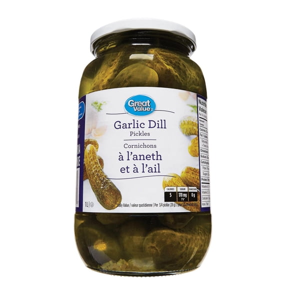 Great Value Cornichons à l'Aneth et à l'Ail
