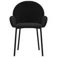 thumbnail image 2 of vidaXL Dining Chairs 2 pcs Black Velvet, 2 of 5