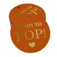 thumbnail image 1 of Inkdotpot Pack Of 100 Ready To Pop Baby Shower Favor Paper Tags Craft Real Gold Foil Hang Tags, 1 of 6