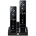 thumbnail image 3 of CTA Digital Wii Remote Dual Charge Station with 2 Rechargeable Batteries (Black), 3 of 4