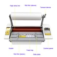 thumbnail image 3 of A2 High Speed Hot Cold Roll Laminator Singe Double Sides Thermal Laminating Machine Speed Temperature Adjustable, 3 of 12
