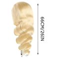 thumbnail image 3 of Up to 60% Off! Gspmoly Human Hair Wigs, Front Lace Wigs Hair Pre Plucked Wigs Hair Glueless Wigs Human Hair for Women Brazilian Wig Gold 66Cm Lace Front Wigs, 3 of 9