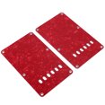 thumbnail image 3 of 2PCS Electric Guitar Back Cover Plate, Plastic Guitar Guard Backplate With 6 Holes, 3 of 8