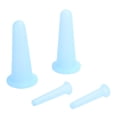 thumbnail image 3 of Massage Cup, Comfortable Cupping Set Non- And   For The Eyes For Nose Blue 2 Large 2 Small, 3 of 8