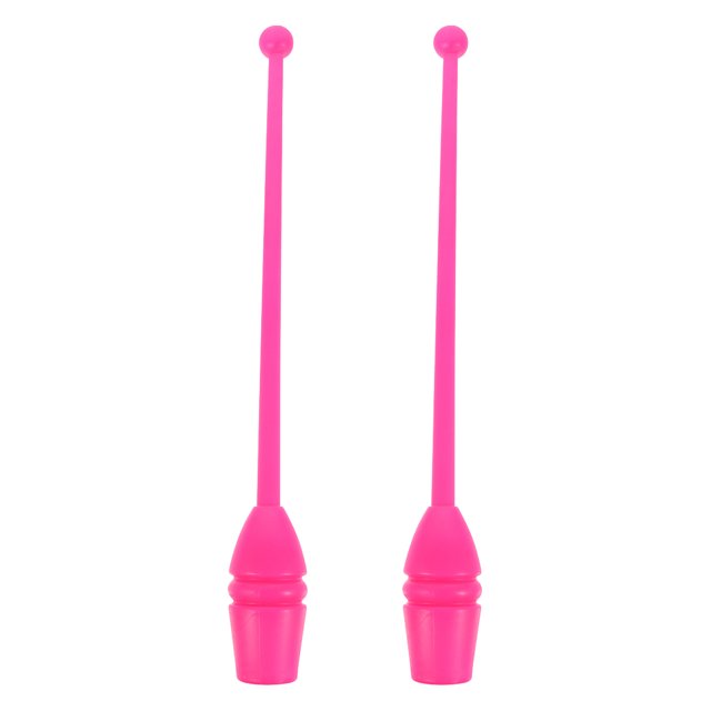 icolorfuled 2pcs Plastic Dancing Sticks for Kids Gymnastics and Rhythmic Dance Blue Color