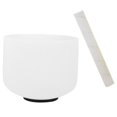 thumbnail image 3 of 8inch Frosted Quartz Crystal Singing Bowl, Strong Vibration Frequency Meditation Musical Instrument Bowl for Healing, 3 of 7