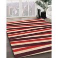 thumbnail image 3 of Ahgly Company Tapis Rectangulaire Lavable en Machine Intérieur Transitionnel Rouge Canneberge, 7 Pieds x 9 Pieds, 3 of 7