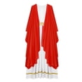 thumbnail image 4 of HULIJA Robe Maxi Toga Grecque Ancienne pour Filles Tenues de Performance de Scène Halloween Robe de Bal Rouge 8, 4 of 5