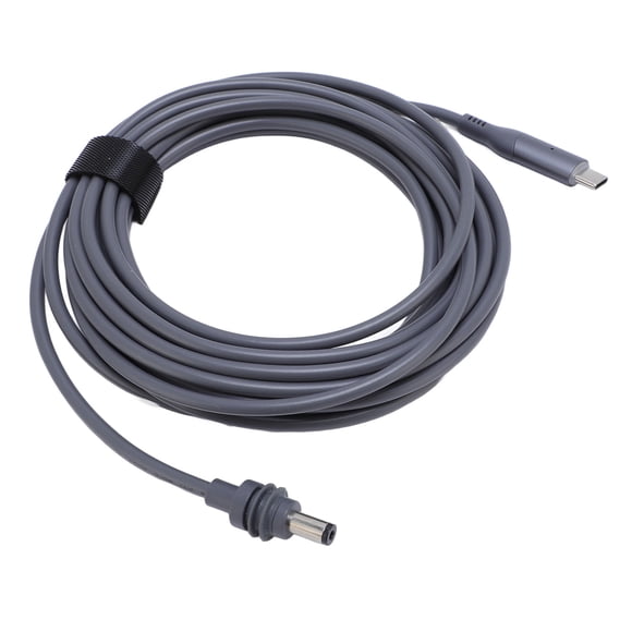 USB C to DC Replacement Cable, Intelligent Voltage Adjustment, LED Indicator Light, Plug and Play Design, Water Resistant, Ideal for Outdoor, Camping, RV Travel, PD Charging
