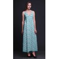 thumbnail image 3 of Bimba Robe Longue d'Été Sans Manches à Imprimé Teinture sur Nœuds Florale pour Femme, Décontractée, Maxi, de Plage - Grand, 3 of 6