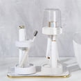 thumbnail image 4 of Product Category Rack Storage 2 Toothbrush Holder with Cover and Adjustable Height 2 Slots for Toothpaste and toothbrushes for Bathrooms, 4 of 7