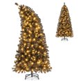 thumbnail image 1 of Costway 6 FT Artificial Halloween Tree with Bendable Top Section 726 Branch Tips 260 Lights, 1 of 10