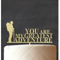 thumbnail image 3 of You Are My Greatest Adventure Personalized Rustic Wooden Cake Topper Custom Cake Topper Cake Decoration 7-8 Inches Wide, 3 of 3