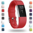 thumbnail image 1 of Replacement Bands Compatible for Fitbit Charge 2, Classic & Special Edition Adjustable Sport Wristbands(Red,L), 1 of 7