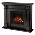 thumbnail image 1 of Real Flame Canada Ashley Foyer Électrique Traditionnel en Bois Massif, Fini Noir Lavé, 1 of 12