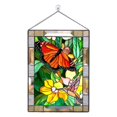 thumbnail image 2 of Suspensions Teintées, Vitrail Décoratif en Forme de Fleur, Fait à la Main, Papillon, 2 of 7