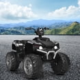 thumbnail image 3 of Gymax 12V Electric Kids Ride On Car ATV 4-Wheeler Quad w/ Music LED Light Black, 3 of 9