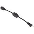 thumbnail image 3 of US Power Extension Cord with On Off Switch,  Material, Practical, PVC Outer Quilt, Exquisite Workmanship, 16AWG, Pure Copper Conductor, 12Amp/125V, Nema 1-15P Male to, 3 of 8