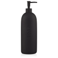 thumbnail image 1 of Bouclair Black Ceramic Soap Engraved Dispenser, 1 of 8