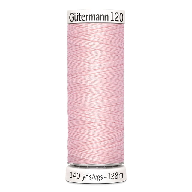 GÜTERMANN Sew-All Polyester Thread 128 m (140 yd) Pink 5-Pack, 128 m (140 yd)