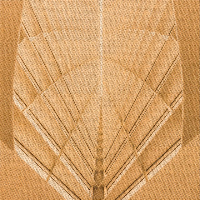 Ahgly Company Tapis de Zone Carré Transitionnel Néon Orange Lavable en Machine, 4 Pieds Carré