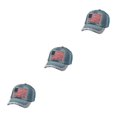 thumbnail image 4 of Decodeary Fashionable Baseball Cap Adjustable And Sun Defended Multi-colors Hat Denim 4 3Set, 4 of 6