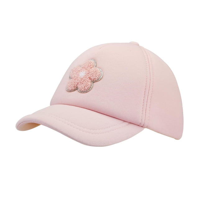 Hat with Flower Sherpa Patch
