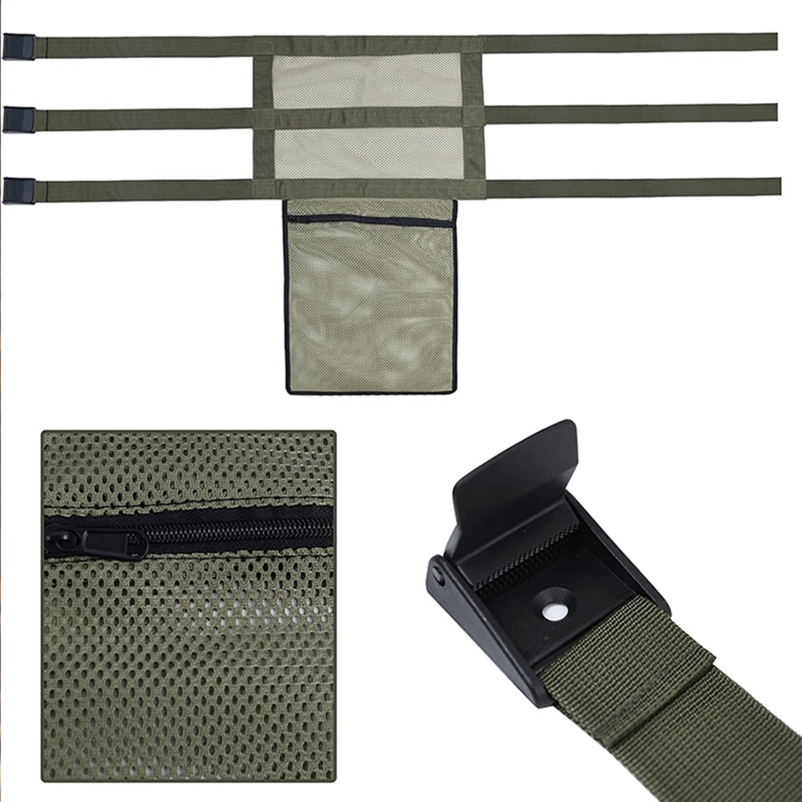 Universal Tree Stand Replacement Treestand Seating Pocket 16x12Inch Mesh Fabric Lightweight Adjustable Buckles Easily Foldable Fits All Brands