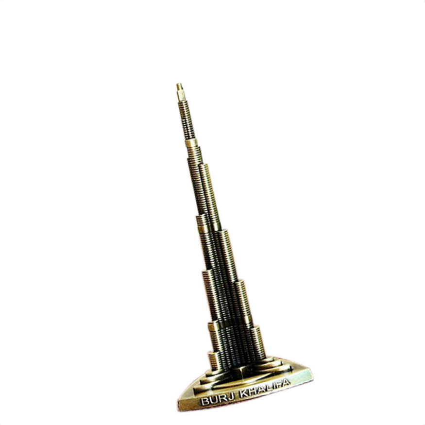Burj Khalifa Dubai Worlds Tallest Building Architecture Model Decoration 13cm