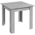 thumbnail image 1 of HOMCOM Square Dining Table for 2, Kitchen Table for Living Room, Grey, 1 of 10