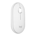 thumbnail image 1 of Logitech Pebble Mouse 2 M350s Slim Bluetooth Wireless Mouse, Portable, Lightweight, Customizable Button - Tonal White, 1 of 9