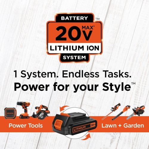 Perceuse Sans Fil au Lithium 20 Volts MAX Black & Decker LD120VA Remise à Neuf