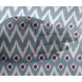 thumbnail image 4 of oneOone Viscose Chiffon Fabric Chevron Ikat Print Fabric BTY 42 Inch Wide, 4 of 4