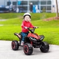 thumbnail image 2 of Aosom 12V Kids ATV with Music, Headlights, High & Low Speed, Red, 2 of 10