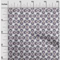 thumbnail image 1 of oneOone Cotton Poplin Fabric Peacock Feather Ikat Decor Fabric Printed BTY 56 Inch Wide, 1 of 1