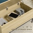 thumbnail image 4 of HOMCOM Storage Bench, Lift Top Storage Chest, Shoe Bench, Toy Box Organizer, 4 of 10