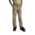 thumbnail image 1 of Dickies Boys Classic Fit Straight Leg Flat Front Pants, 4-7, 6, Khaki, 1 of 1