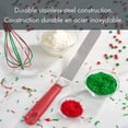 thumbnail image 4 of Holiday Time Stainless Steel Icing Spatula, Red, 4 of 9