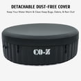 thumbnail image 3 of CO-Z 7' Inflatable Hot Tub Portable 4-6 Person Round Spa Tub for Patio Backyard Black, 3 of 9