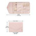 thumbnail image 2 of Decodeary Organisateur de Bijoux Rouleau Bijoux Porte-Sac de Rangement Cas Multifonction Rose, 2 of 6