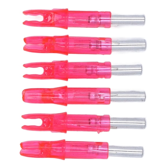 6 Pcs Piquets à DEL Éclairés Flèches de Diamètre Intérieur 6,2 mm, Haute Visibilité, Imperméables, Faciles à Repérer
