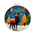 thumbnail image 1 of Pcksrro Home Decorations Items and Hanging Ornaments Deal!Starters Wool Felts Painting With Embroidery Frame Needle Felts Material Pack Diy Needle Felts Suitable For Beginners To Crafts, 1 of 5