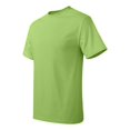 thumbnail image 2 of Hanes TAGLESS Men`s T-Shirt - Best-Seller, 3XL, Lime, 2 of 6