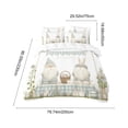 thumbnail image 3 of Fridja Ensemble de Literie de Pâques Trois Pièces Mignon pour Enfants Drap Imprimé Numérique Literie Textiles pour la Maison, 3 of 5