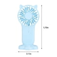 thumbnail image 3 of SuoKom Handheld Fan, Portable Small Fan with 3 Speeds, Usb Rechargeable Hand Fan, Personal Fan Battery Operated, Suitable for Outdoor Indoor Commuting, Office, Travel, 3 of 8