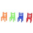 thumbnail image 2 of Ejoyous Chair Toy,18pcs/ Set Mini Stacking Plastic Chair Toy Learning Intelligent Toys for Kid, Kid Chair Toy, 2 of 8