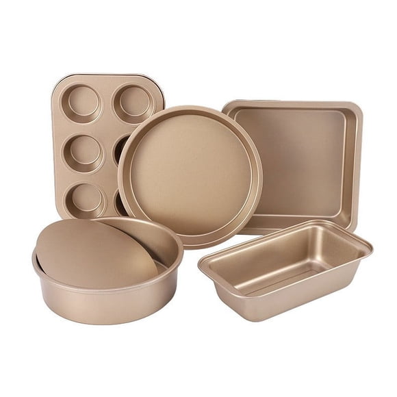 Nonstick Bakeware Sets Baking Pans Set Toaster Oven Trays Kitchen Baking With Pizza Pan Cake Pan Bread Loaf Box Pan Cookie Sheet