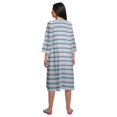 thumbnail image 4 of Moomaya Robe de Nuit d'Allaitement en Coton à Col Rond Imprimée pour Femmes, 4 of 6
